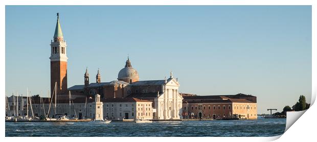 Venice domes and belltowers Print by Jeanette Teare