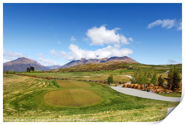 The First Tee Print by Jackie Davies