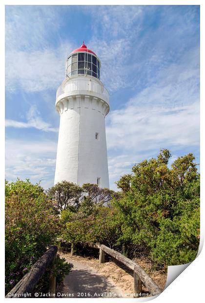 Cape Schanck Lighthouse Print by Jackie Davies