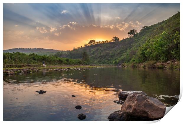 The Beautiful World Print by Indranil Bhattacharjee