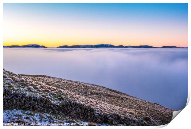 Lake District Inversion ,I Print by geoff shoults