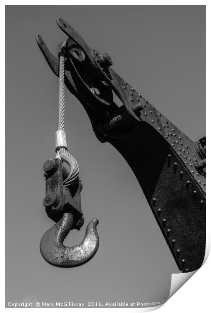 Hook and Jib Print by Mark McGillivray