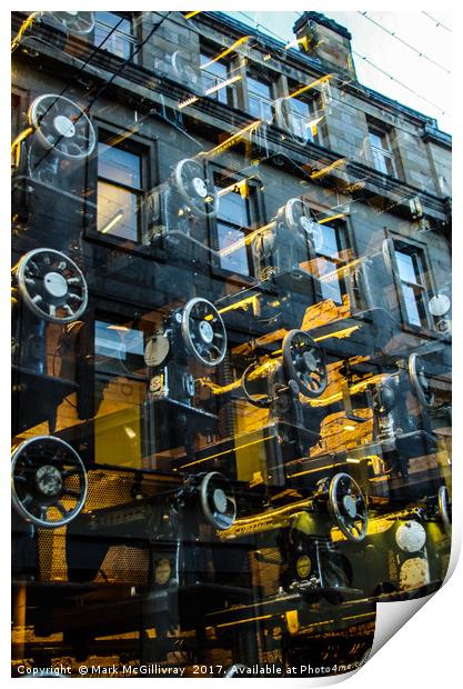 Tenements and Sewing Machines Print by Mark McGillivray