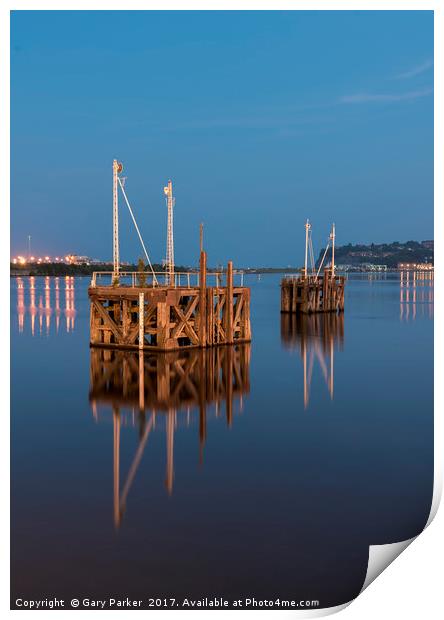 Cardiff Bay at dusk  Print by Gary Parker