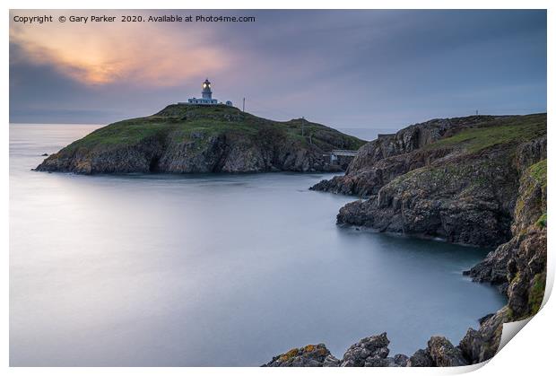 Strumble Head Lighthouse, Pembrokeshire  Print by Gary Parker