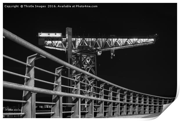 Titan Crane - Clydebank Print by Thistle Images