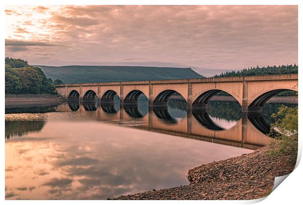 Ashopton Bridge. Print by Mark S Rosser