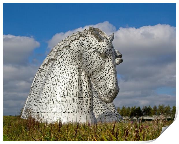 The Kelpies, Falkirk, Scotland Print by Rob Cole