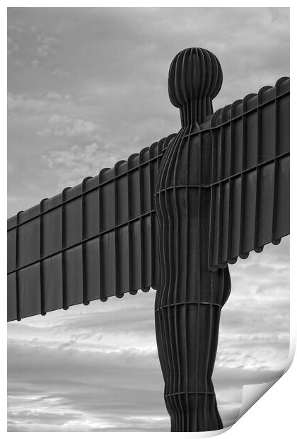 Angel of the North, Gateshead Print by Rob Cole