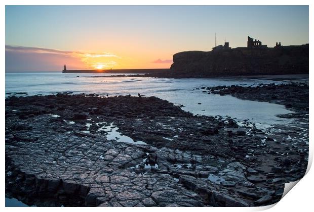 Majestic Sunrise over North Sea Print by Rob Cole