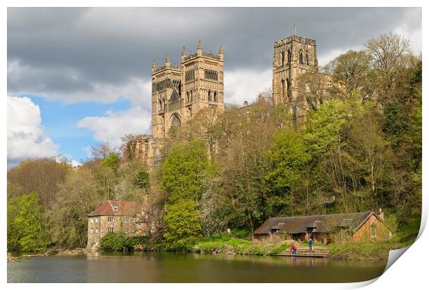 Majestic Durham Cathedral Print by Rob Cole