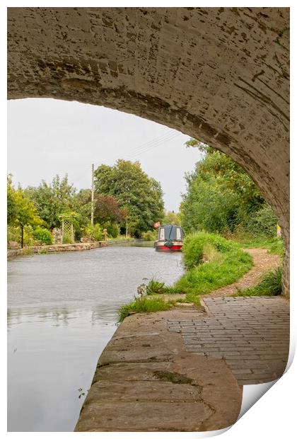 Montgomery Canal, Maesbury Marsh Print by Rob Cole