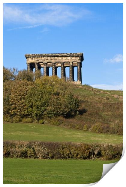 Penshaw Monument, County Durham Print by Rob Cole