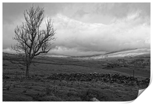 Moody Yorkshire Dales Landscape Print by Rob Cole