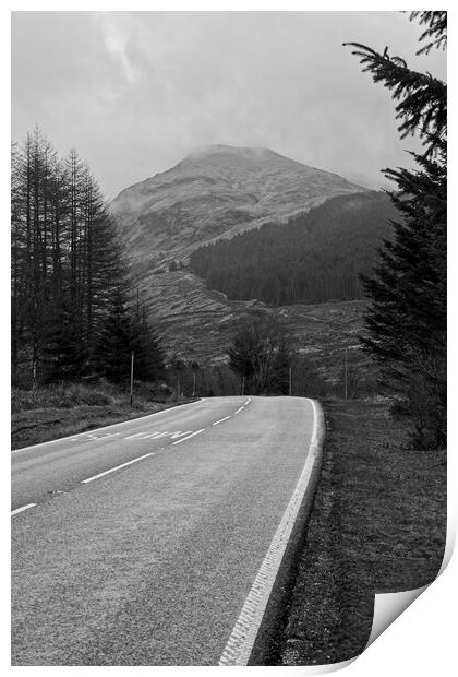 Majestic Scottish Highland Scenery Print by Rob Cole