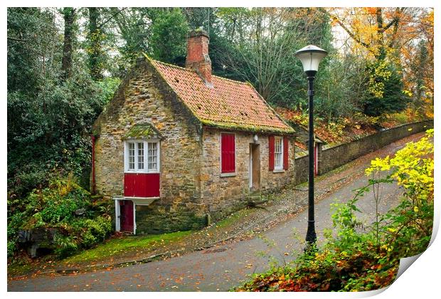 Prebends Cottage, Durham City Print by Rob Cole