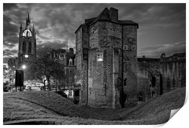Black Gate, Newcastle upon Tyne Print by Rob Cole