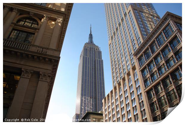 Empire State Building, New York City, USA Print by Rob Cole
