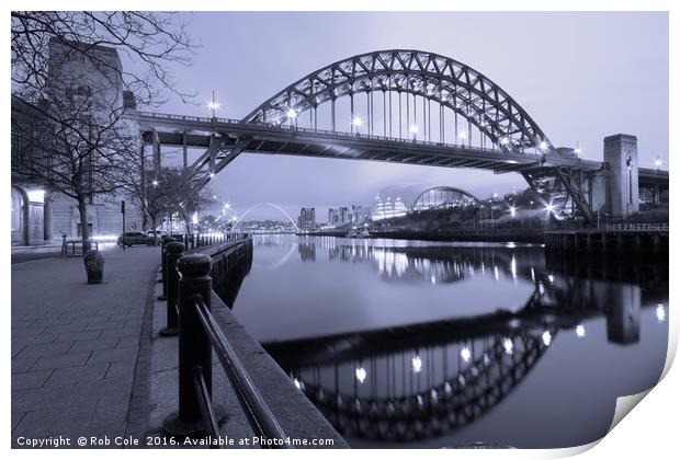 The Tyne Bridge, Newcastle-Gateshead, Tyne and Wea Print by Rob Cole