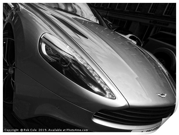 Aston Martin Sports Car Print by Rob Cole