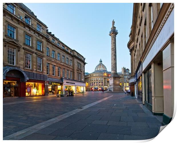 Earl Greys Iconic Monument Print by Rob Cole