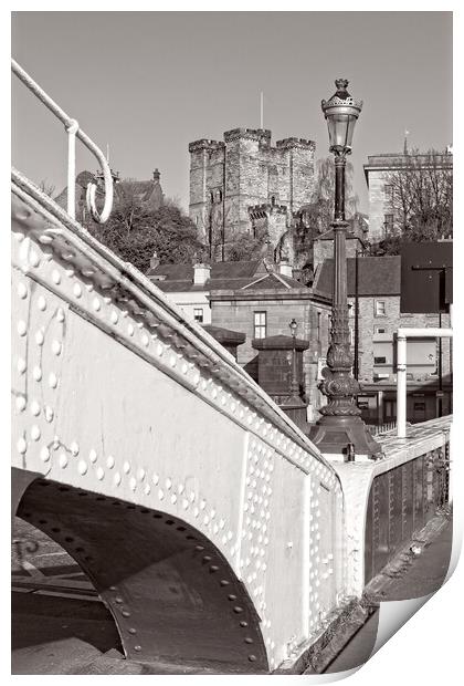 The Swing Bridge, Newcastle Print by Rob Cole