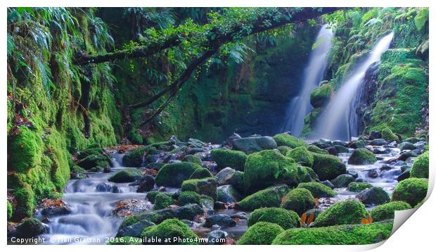 Venford Falls, Dartmoor Print by Nymm Gratton