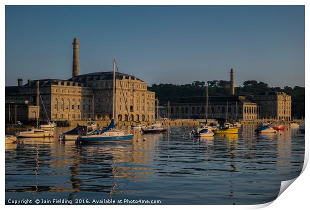 Royal William Yard Print by Iain Fielding