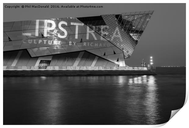 The Deep in Hull, Screen Test on the Humber Print by Phil MacDonald