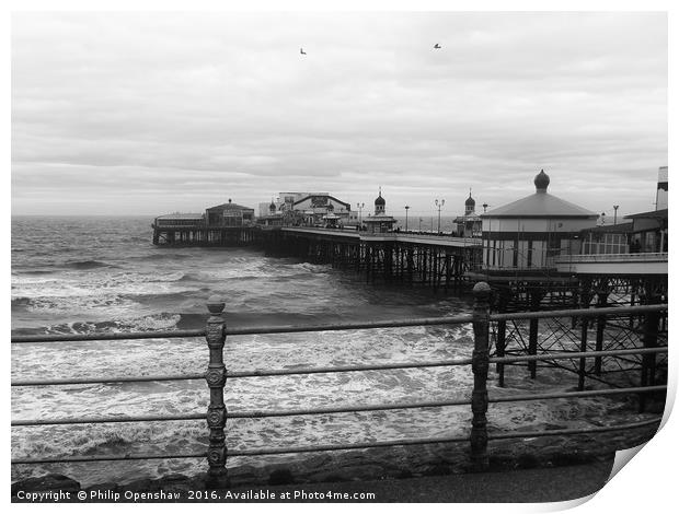 The End of the Pier - Blackpool Print by Philip Openshaw
