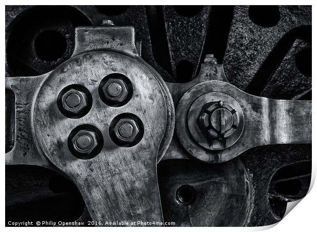 Rods and Bolts Print by Philip Openshaw