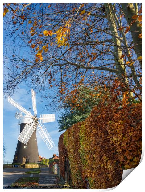 Holgate Windmill York Print by John Potter