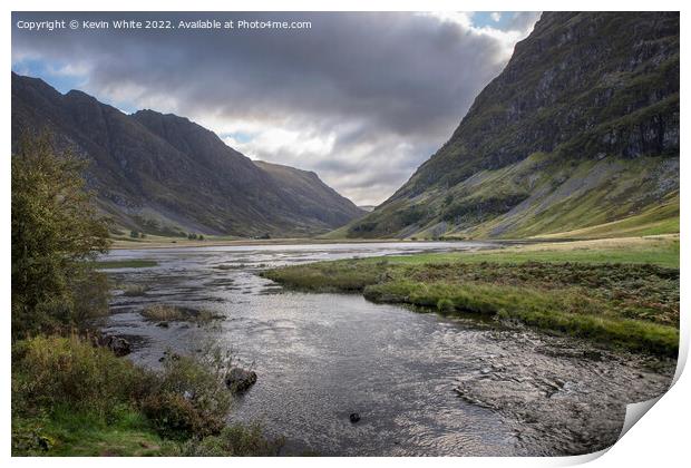 Spectacular landscape of Glencoe Print by Kevin White