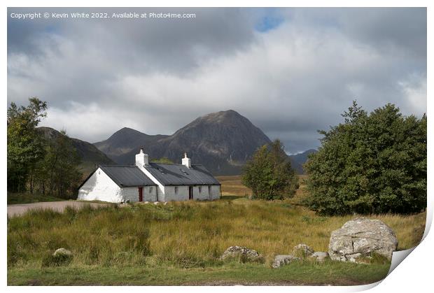 Black Rock Cottage Print by Kevin White