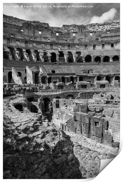 Colosseum Rome Print by Kevin White