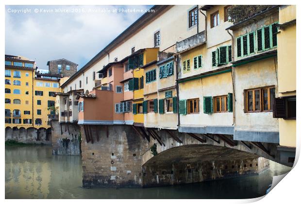 Ponte Vecchio Art Print by Kevin White