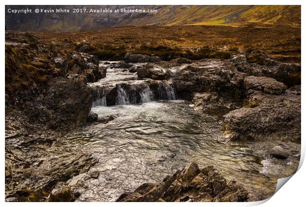 Fairy Pools Isle of Skye Print by Kevin White