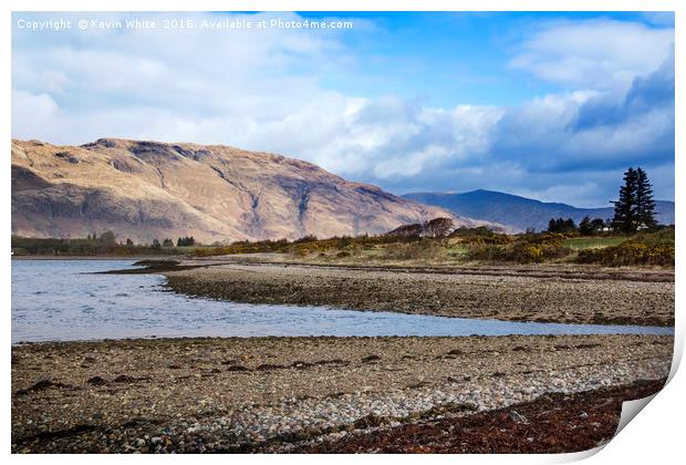 Loch Linnhe Scotland Print by Kevin White