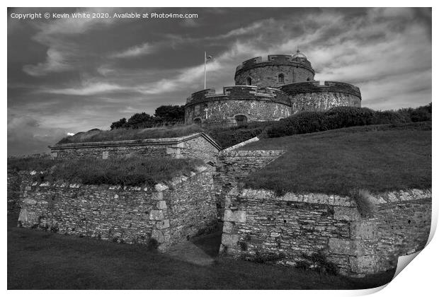 St Mawes Castle Print by Kevin White