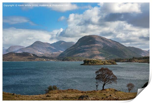 Loch Shieldaig Print by Kevin White