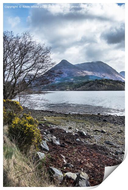 Scottish Loch Leven Print by Kevin White