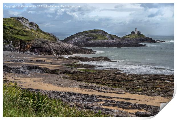 Bracelet Bay Print by Kevin White