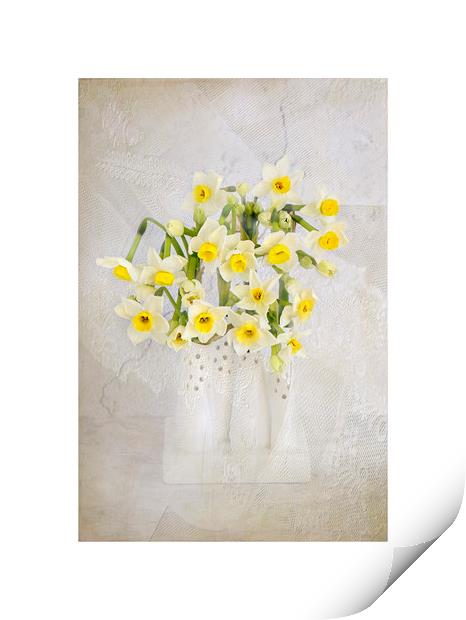 Spring Daffs Print by Jacky Parker