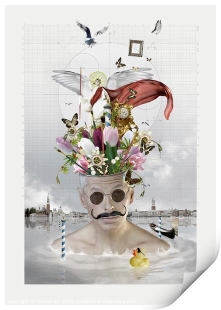 Seasons of the Mind - Spring Print by Marius Els
