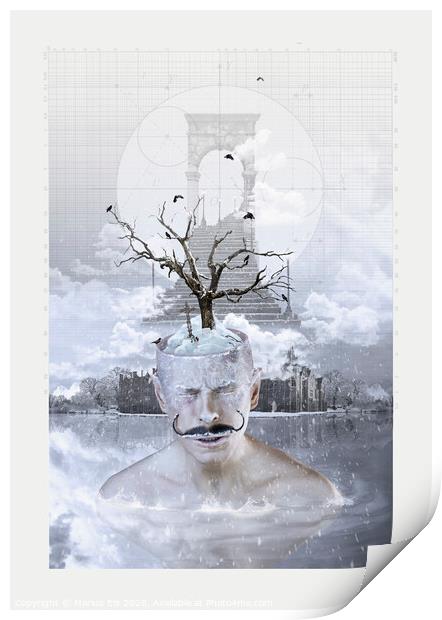 Seasons of the Mind - Winter Print by Marius Els