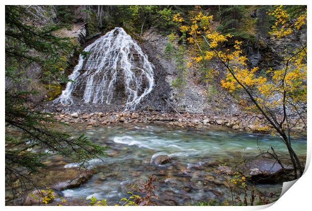 Maligne Canyon, Alberta, Canada Print by Kevin Livingstone