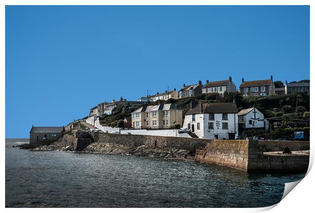 Ship Inn at Porthleven Print by Linda Cooke