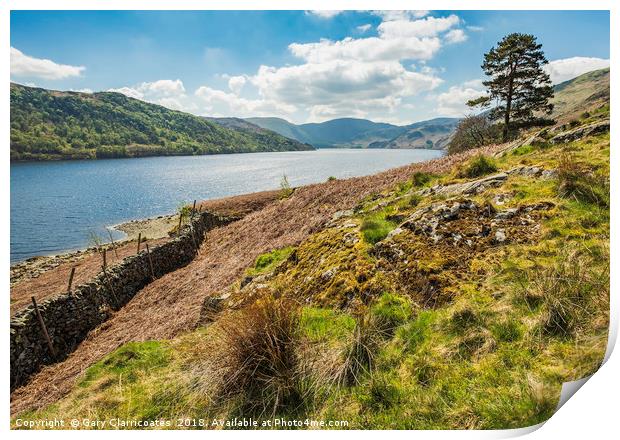 The Haweswater Ramble Print by Gary Clarricoates