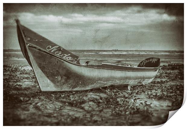 Stranded - Wet Plate Vintage Collection Print by Hemerson Coelho