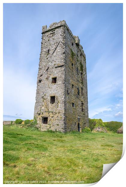 Carrigaholt Castle, County Clare, Ireland Print by Dave Collins